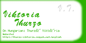 viktoria thurzo business card